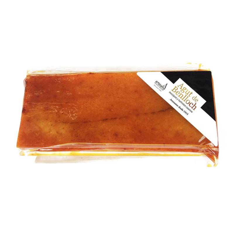 Mazapán de yema tosatada